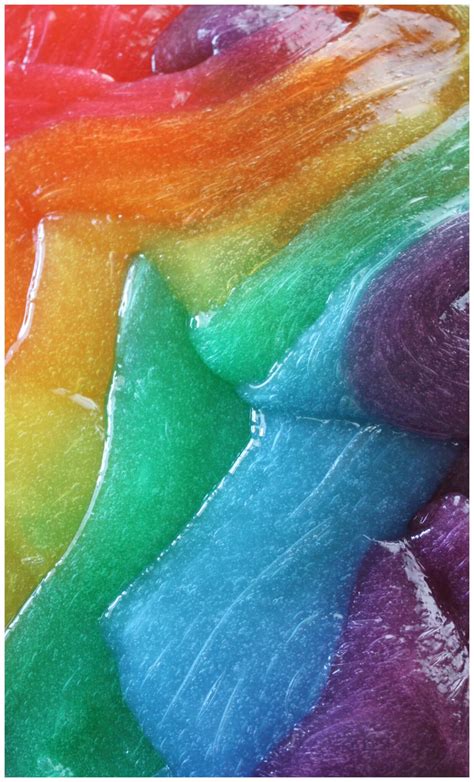 Rainbow Slime How To Make Easy Colored Slime Activity