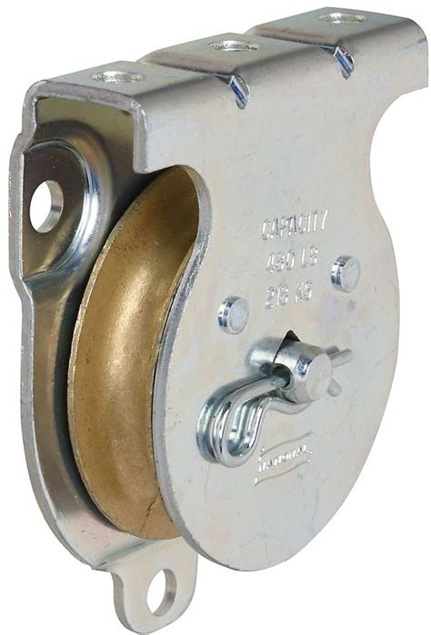 A ceiling pulley is a device that mounts to a ceiling or wall. Buy the National 233254 Single Pulley, Wall or Ceiling ...