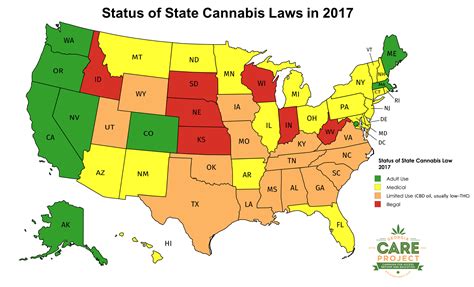 Map Of Legalized Weed States World Map