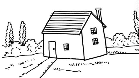 How To Draw Houses For Kids