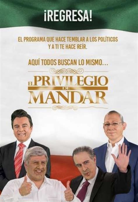 El Privilegio De Mandar Tv Series 20052006 Imdb