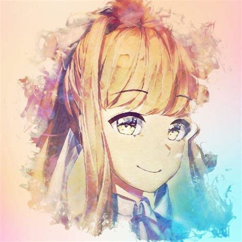 Ddlc Monika By Sasoura On Deviantart Work With Effects Sorry For