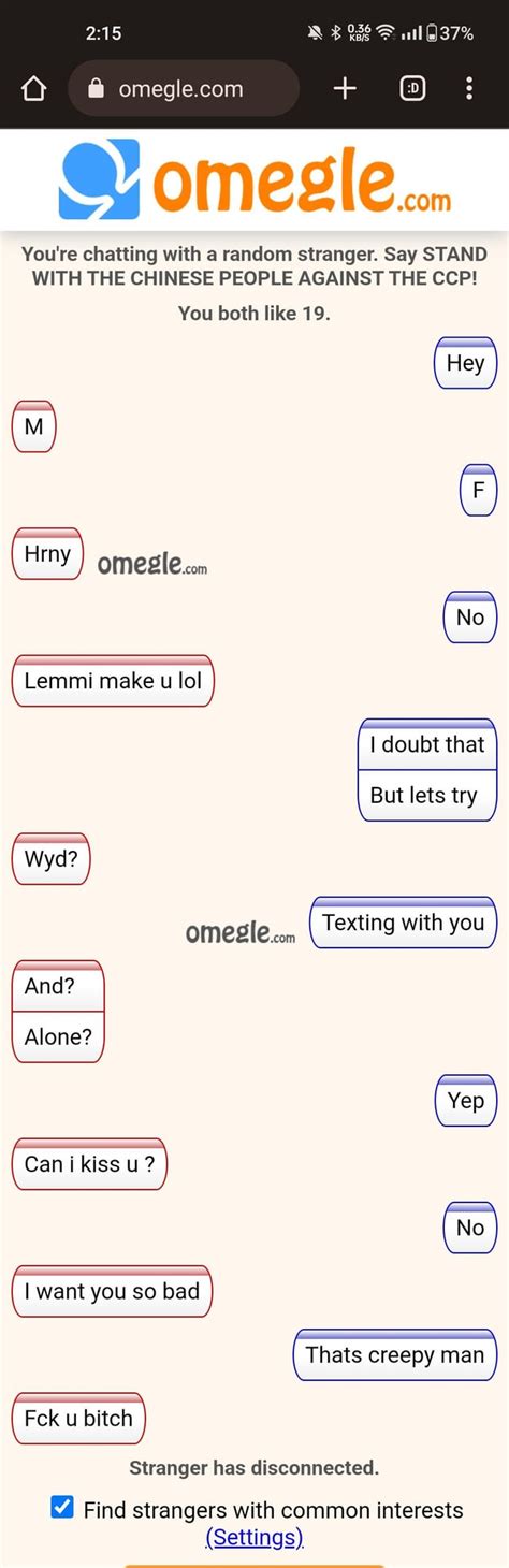 Bored So I Got On Omegle In Hope Of Finding A Normal Person Raaaaaaacccccccce