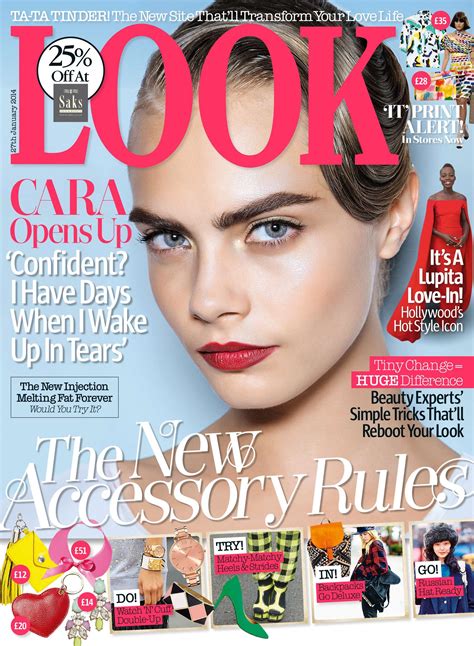 Cara Delevingne - Look UK Magazine (January 2014) - GotCeleb