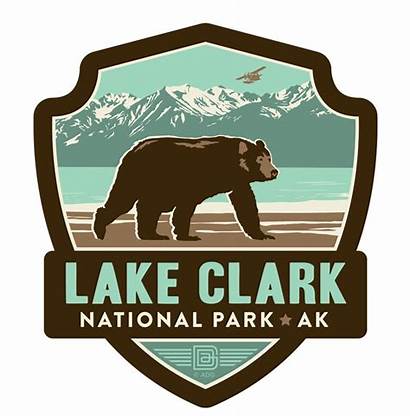 Emblem Magnet Clark Lake Wooden