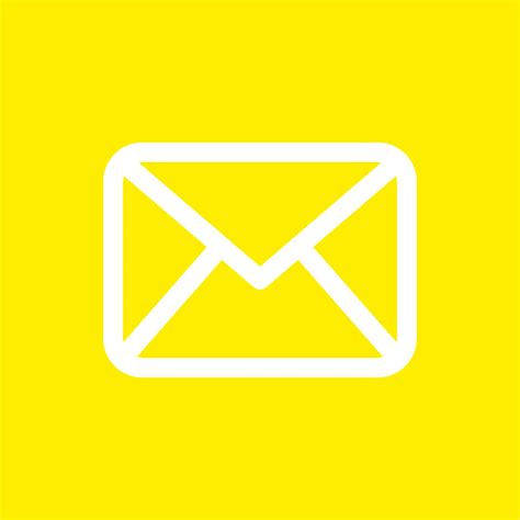Mail Icon Ios Yellow Iphone Logo Yellow Iphone App Design