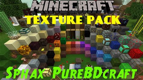 Sphax Purebdcraft Texture Pack Todas Las Versiones Youtube