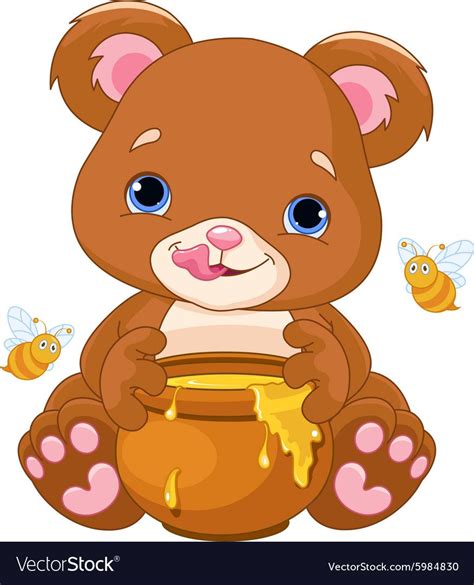 Bear With Honey Drawing Peepsburghcom
