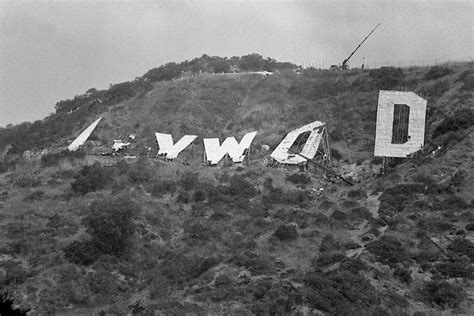 The History Of The Hollywood Sign From Public Nuisance To Symbol Of