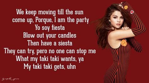 Music video is released by dj snake youtube channel. DJ Snake - Taki Taki (Lyrics) ft. Selena Gomez, Ozuna ...