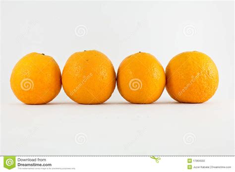 Row Of Oranges Stock Photo Image 17964550
