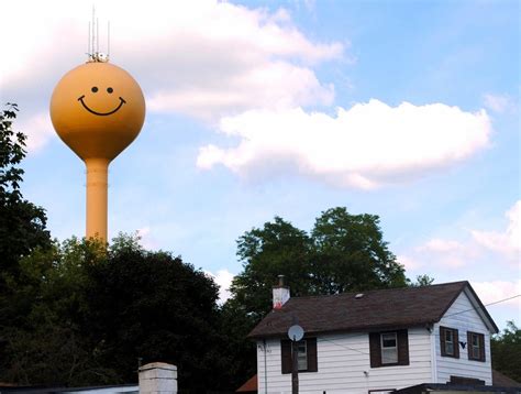 Eagle Wi Smiley Face Water Tower Water Tower Smiley Face Smiley