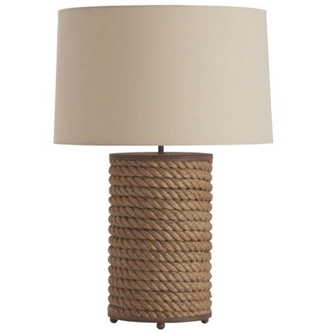 Wrapped Jute Rope Table Lamp