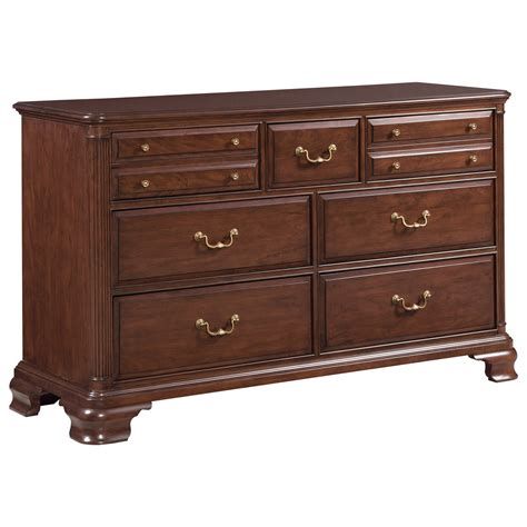 Kincaid Furniture Hadleigh Traditional Seven Drawer Bureau With Jewelry