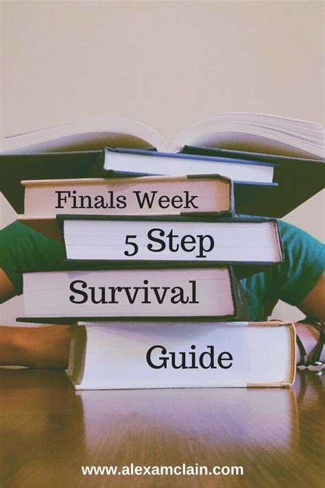 Finals Week 5 Step Survival Guide To Follow Finals Week Survival