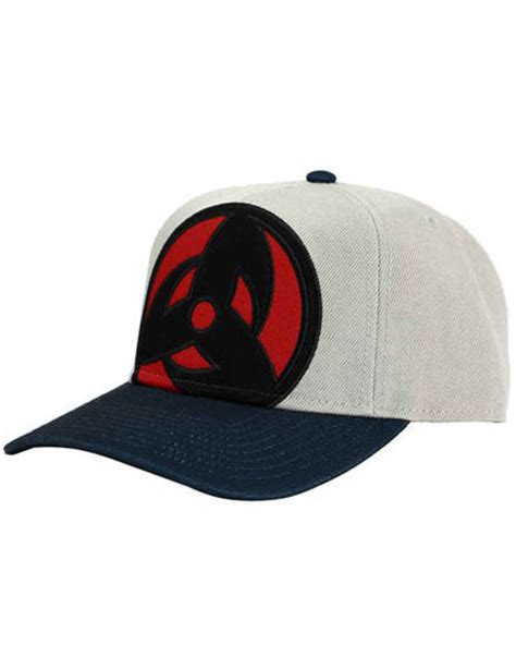 Buy Merchandise Naruto Kakashi Sharingan Logo Grey Embroidered Dad Hat