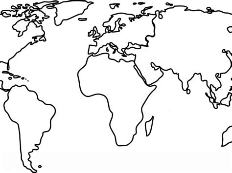 World Map Outline Png Download Outline Of The World Map World Map