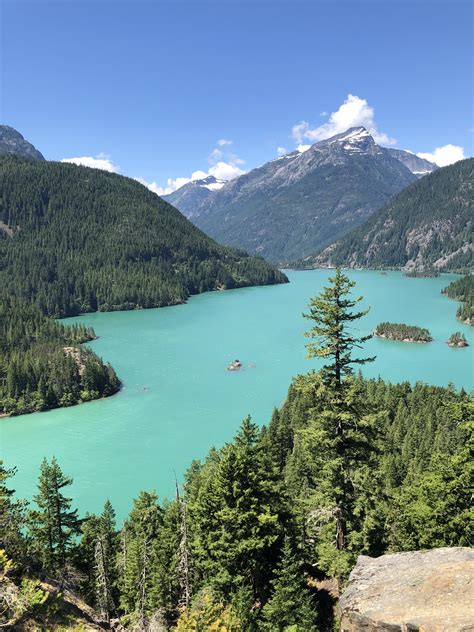 Diablo Lake View From Vista Point Rwashington