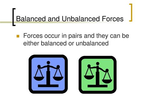 Ppt Balanced And Unbalanced Forces Powerpoint Presentation Free Download Id203352
