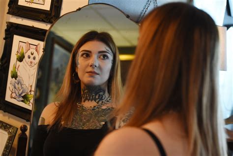 Tattoo Artist Kayleigh Peach Who Has Her Face Tattooed Birmingham Live