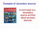 PPT - Primary and Secondary Sources PowerPoint Presentation - ID:2242988