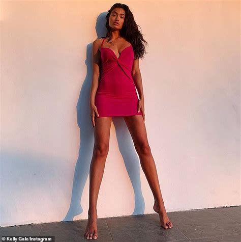 Vs Model Kelly Gale Shows Off Her Endlessly Long And Lean Legs Daily