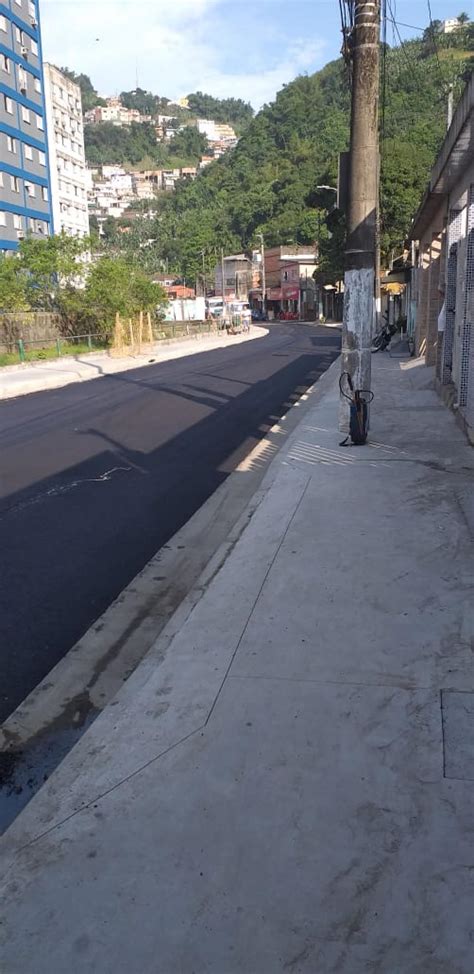 Trecho De Rua No Bairro Do Saboó Em Santos é Recapeado Prefeitura De Santos