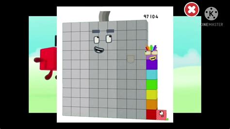 Numberblocks Intro But Only 97104 Youtube