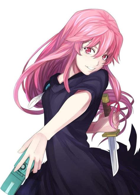 Yuno Its Beautiful With This Tipe Of Hair Gasai Yuno Mirai Nikki Anime