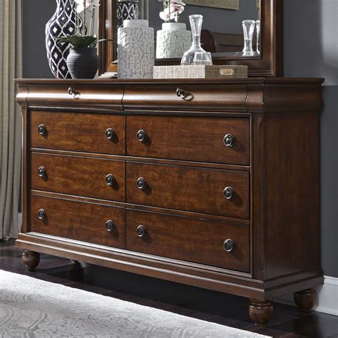 Rustic Traditions 8 Drawer Dresser B126560333 By Liberty Furniture At