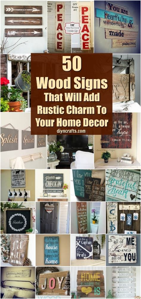 50 Wood Signs That Will Add Rustic Charm To Your Home Decor Diy And Crafts