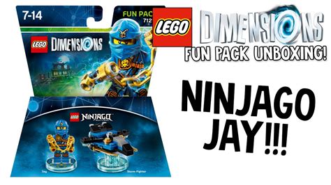 Lego Dimensions Ninjago Jay Fun Pack Unboxing Lego Set No 71215