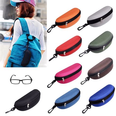 glasses eyeglasses sunglass zipper hard case eyewear box bags pouch in accessories from apparel