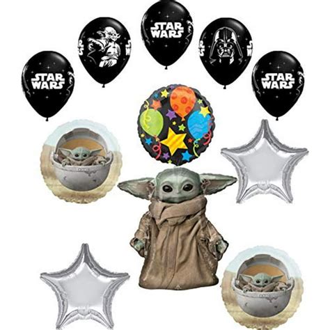 Star Wars Mandalorian The Child Birthday Party Supplies Baby Yoda