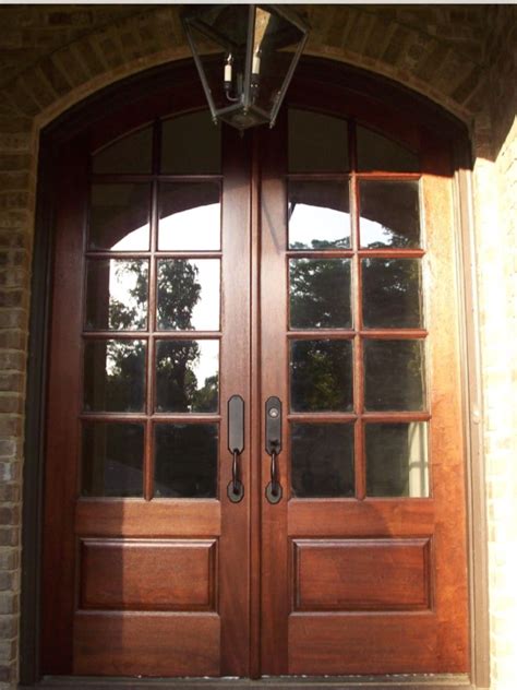 Minwax Red Mahogany Stain W Satin Finish Wood Front Entry Doors