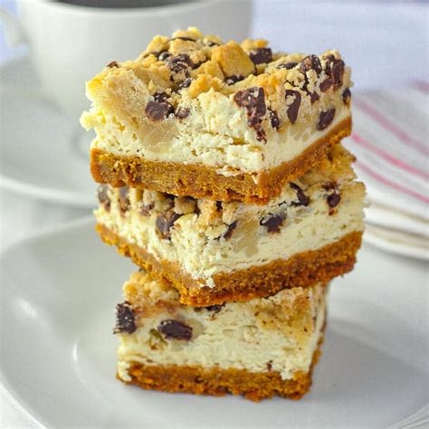 Chocolate Chip Cookie Dough Cheesecake Bars Rock Recipes