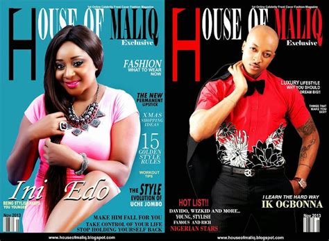 Welcome To Lego Naija Blog Two Nollywood Stars Ini Edo And Ik Ogbonna Cover House Of Maliq S