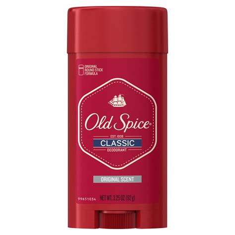 Old Spice Classic Original Scent Deodorant For Men 325 Oz Walmart