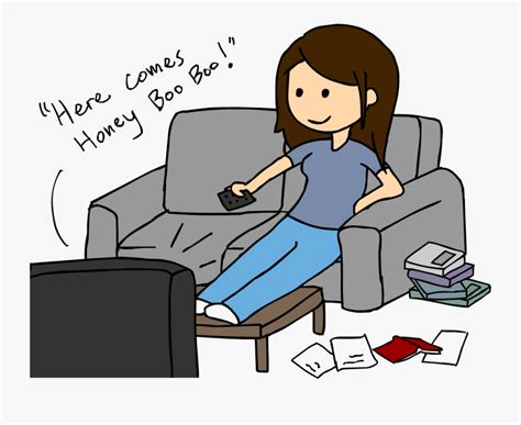 Girl Watching Tv Clipart Free Transparent Clipart Clipartkey