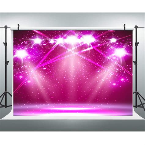 Pink Free Stage Concert Rockstar Backdrop Night Show Disco Dance Party