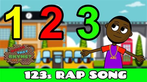 123 Rap Version Rap Kids Songs Nursery Rhyme Remixes Youtube