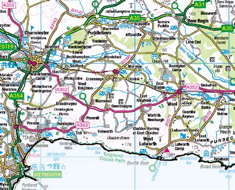 Dorset County Map 2021 Map Logic