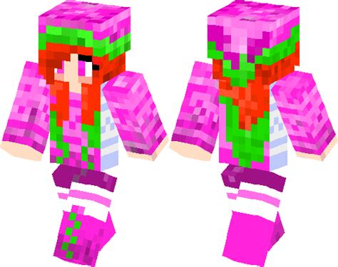 Kawaii Melon Girl Minecraft Skin Minecraft Hub