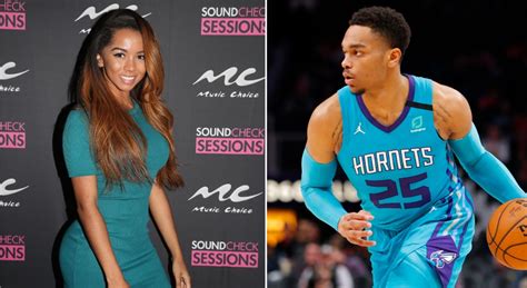 brittany renner responds to fan accusing her of faking relationship with hornets pj