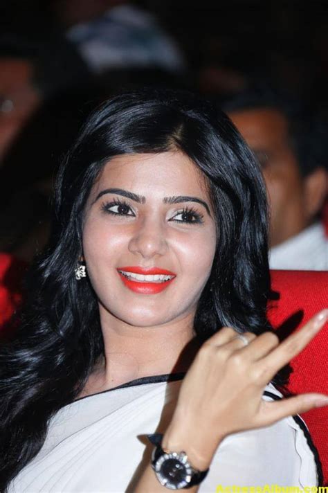 Looking for samantha navel show wallpapers in blue saree? Samantha Hot In Navel Show Photos White Saree - Actress Album