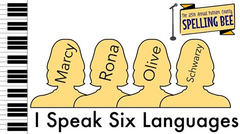 I Speak Six Languages Marcy Ensemble Vocal Practice Tracks 25th