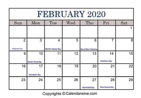 Full List Of February Holidays 2020 For Usa Uk Canada And Other Countries