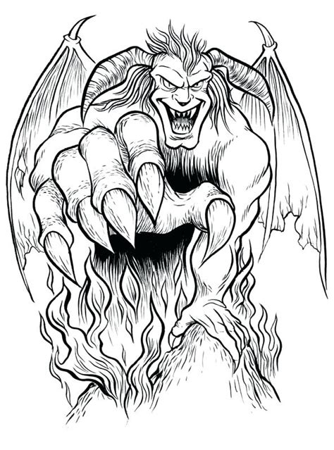 Devil Coloring Pages At Free Printable Colorings