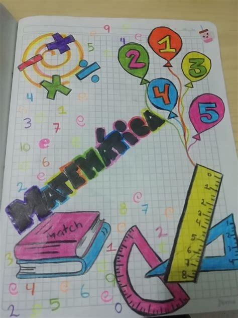 Portada Para Cuaderno Matematicas Cicios