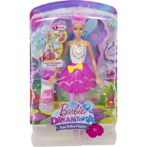 Barbie Dreamtopia Bubbletastic Fairy Doll Blowing Bubbles Shopee
